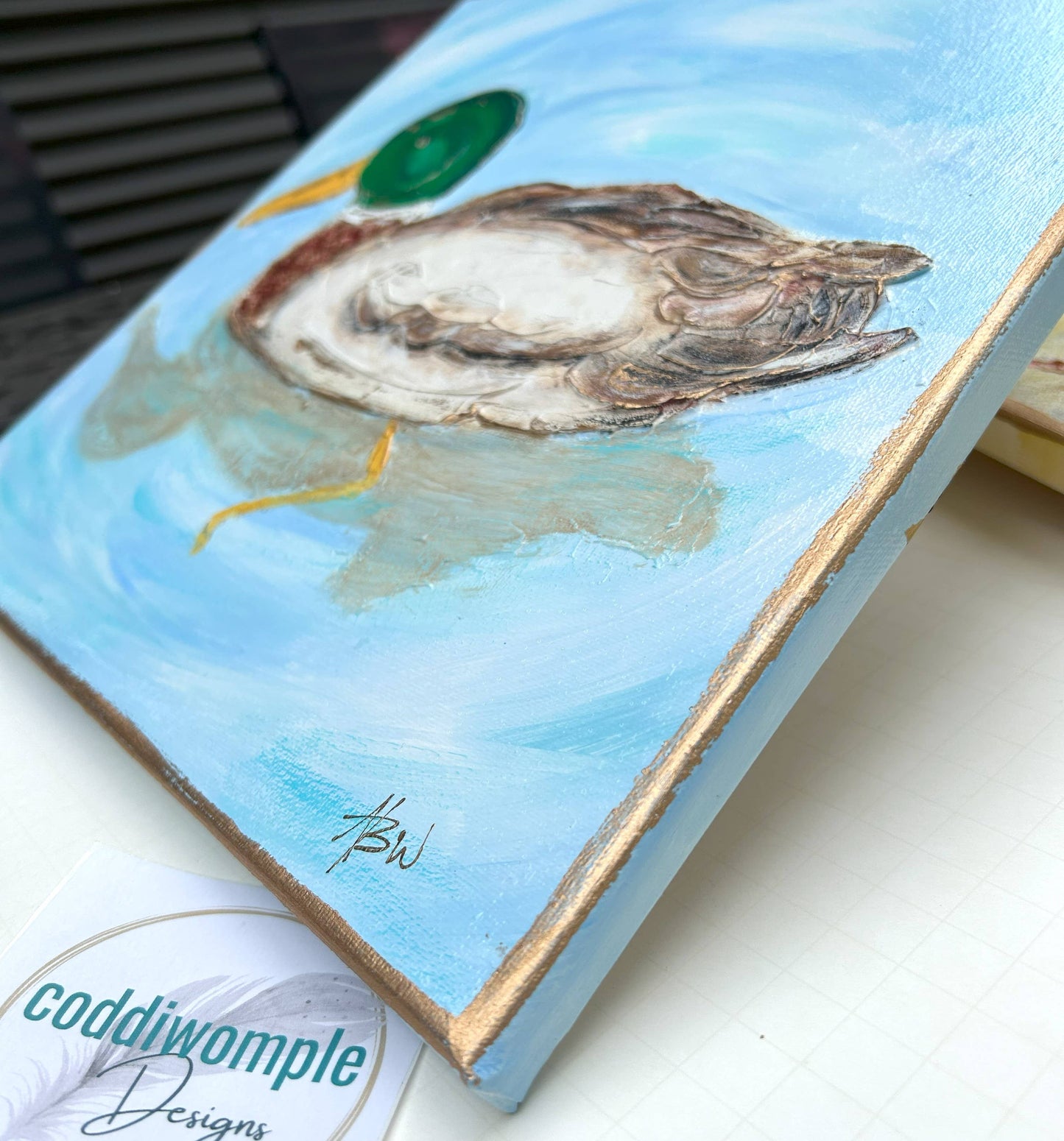 Mallard  |  Father's Day  gifts for men  hunting  nature: Small block (4x4")