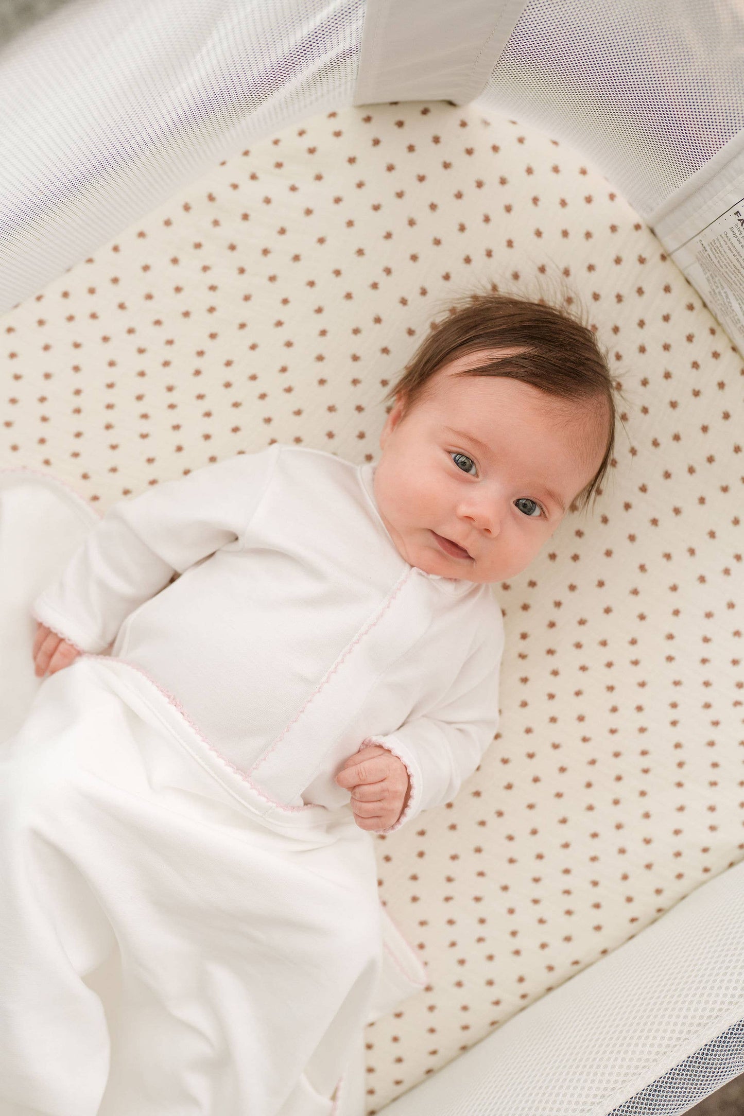 Pima Cotton Footie - Pastel Embroidery blanks - Baby Blanks: Baby Pink