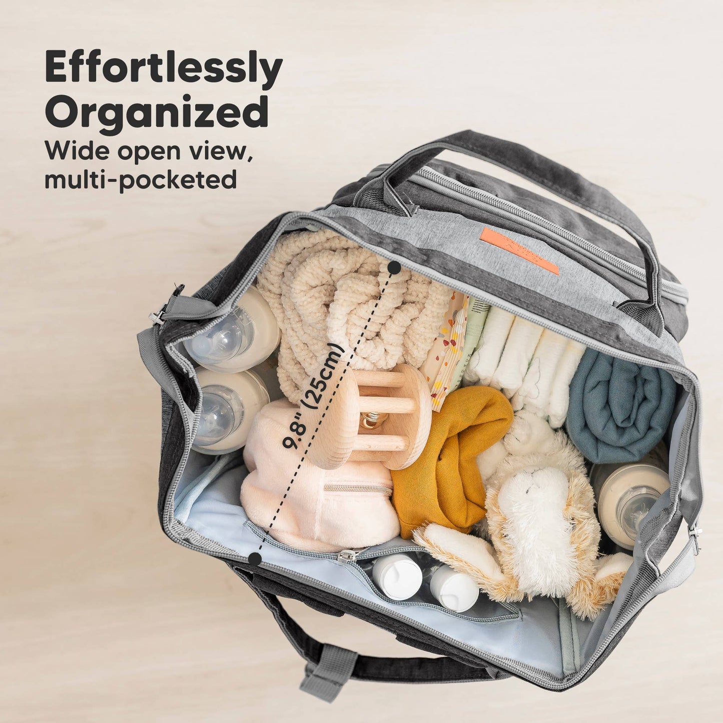 Original Diaper Bag Backpack, Baby Bags with Changing Pad: Graphite