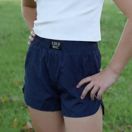 NAVY KIDS SOLID SHORT