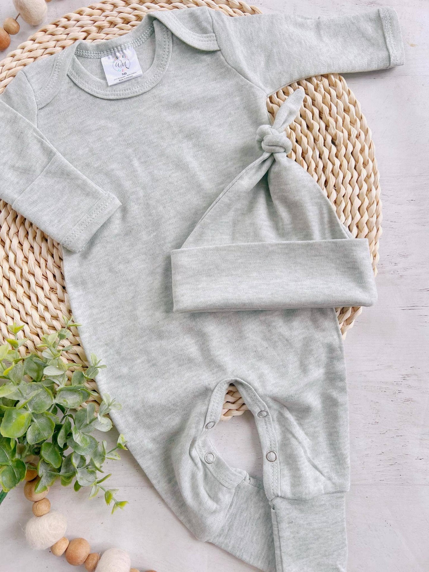 Baby Romper Blank - Solids Patterns: Navy