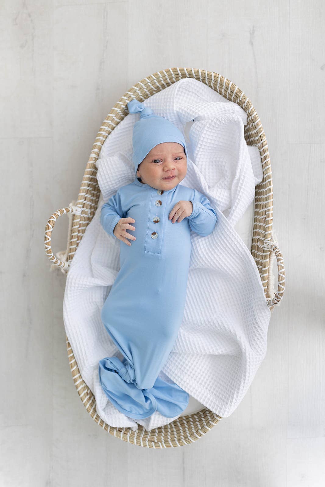 Baby Gown and Hat Sets - Baby Clothing: Baby Blue