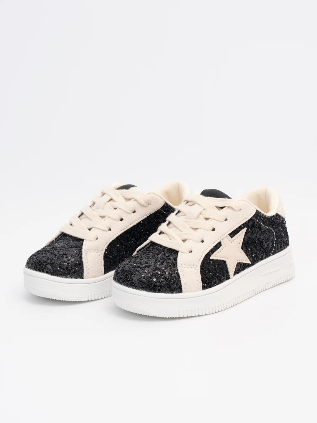 Black Sparkle Sneakers