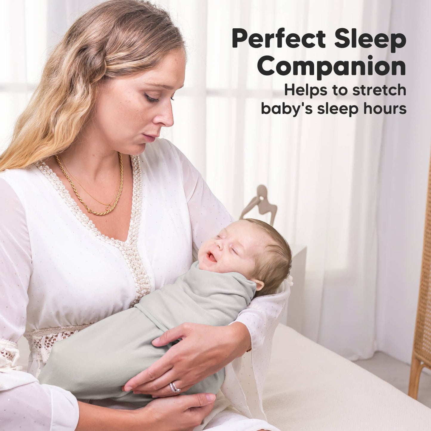 3pk Soothe Zippy Baby Swaddles 0-6 Months,Newborn Sleep Sack: Sage / One Size