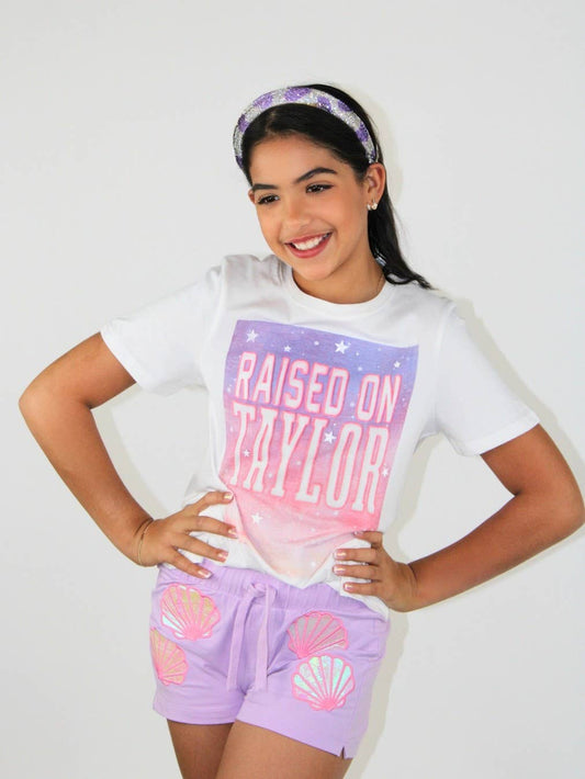 'Raised on Taylor' graphic t-shirt - TWEEN GIRLS