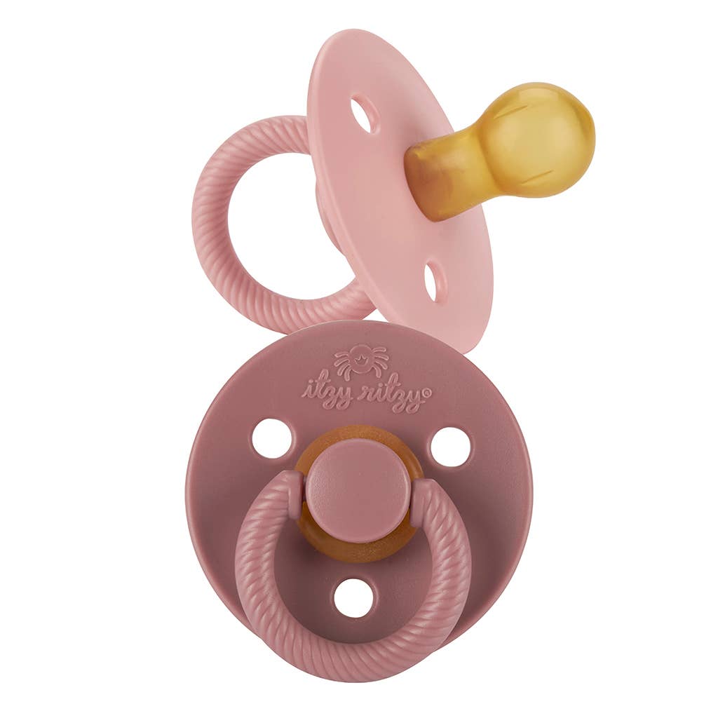 *NEW STYLES* Itzy Soother™ Natural Rubber Paci Sets: Glow 0-6 M