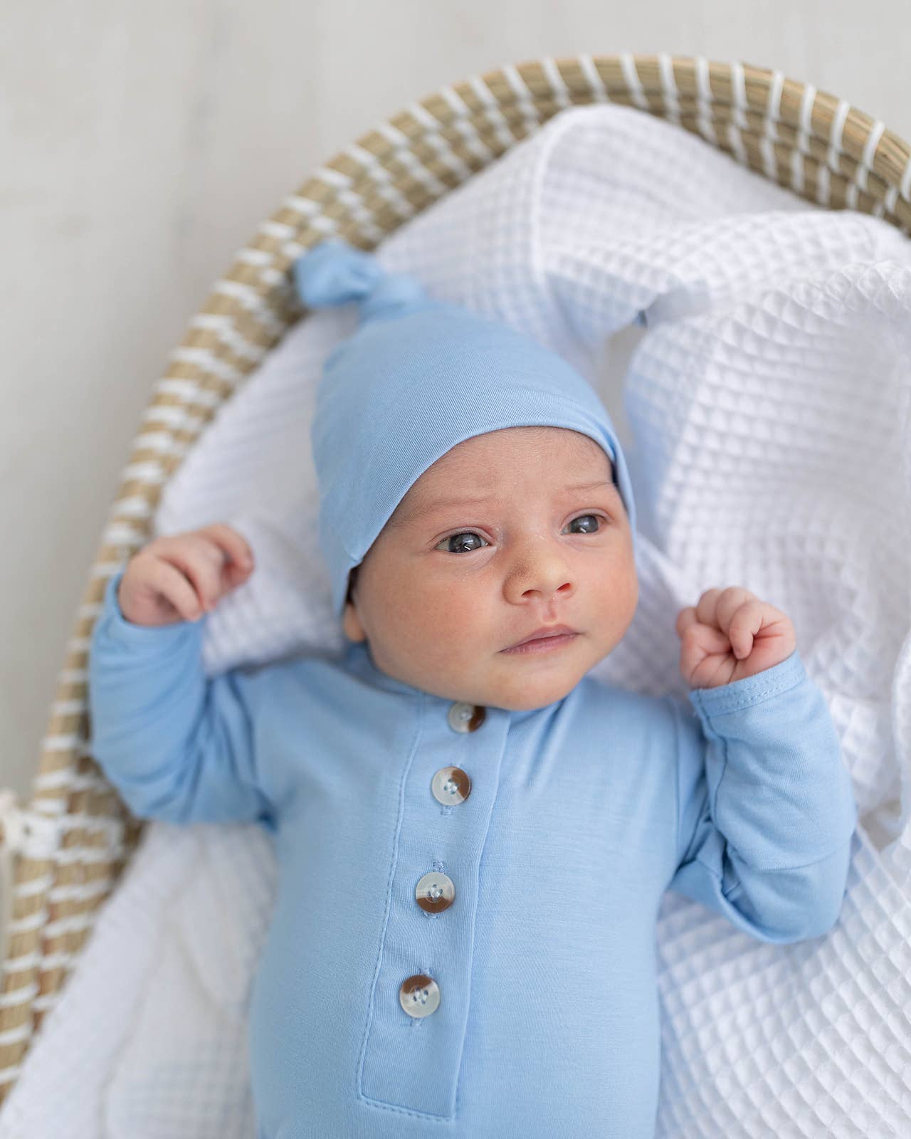 Baby Gown and Hat Sets - Baby Clothing: Baby Blue