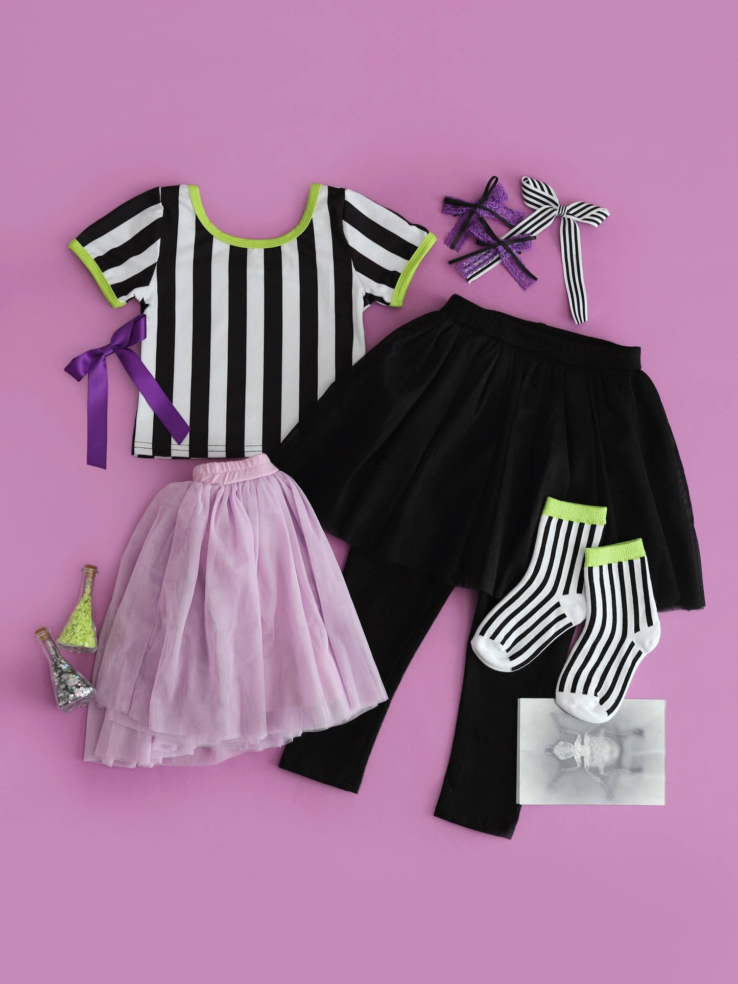 Showtime Striped Midi Socks