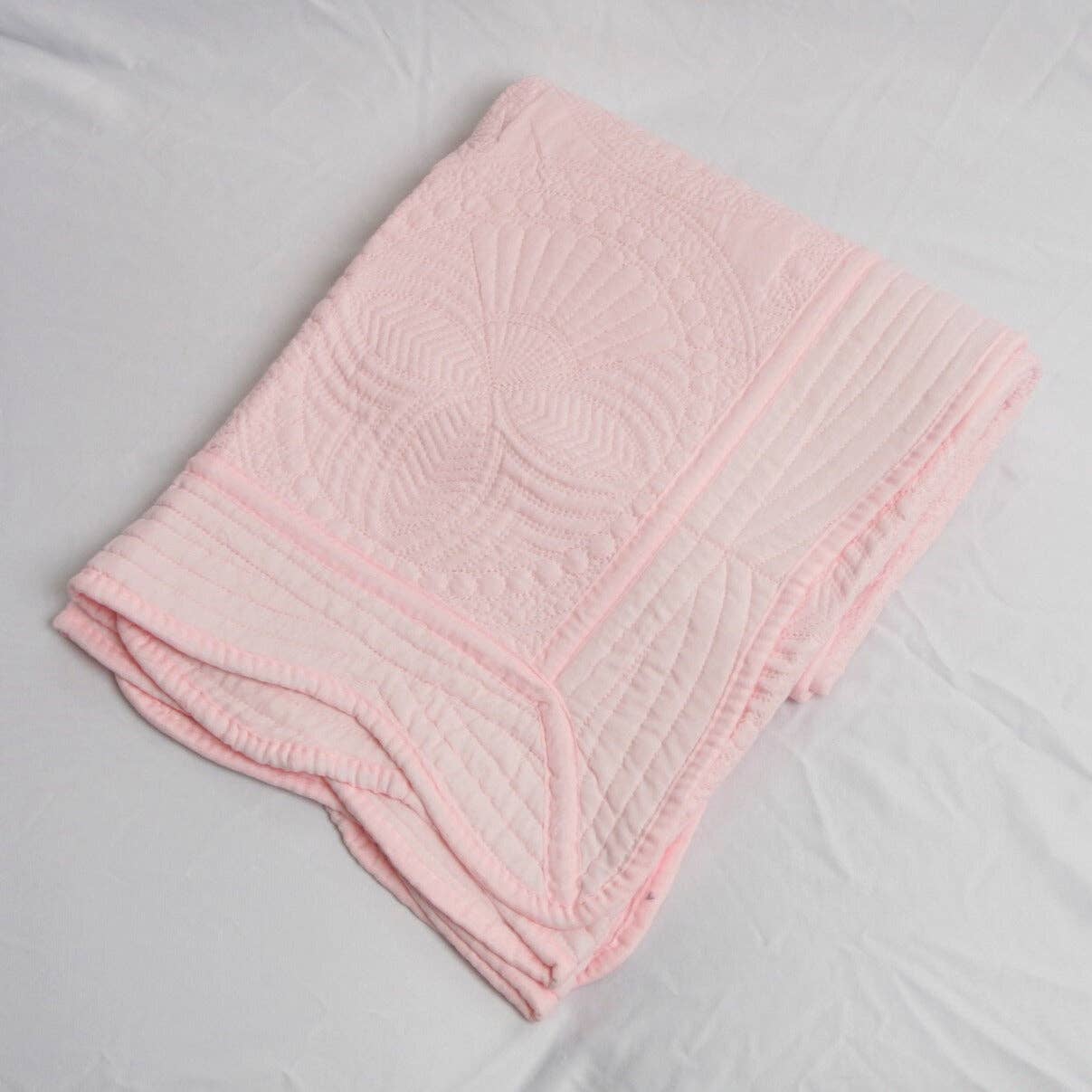 Pink Quilt: Baby Quilt (36" x 46")