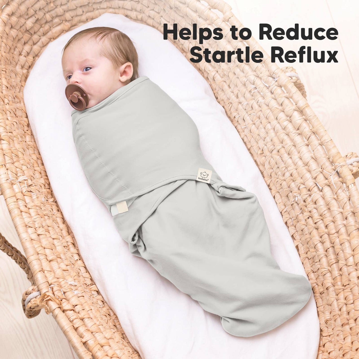 3pk Soothe Zippy Baby Swaddles 0-6 Months,Newborn Sleep Sack: Sage / One Size