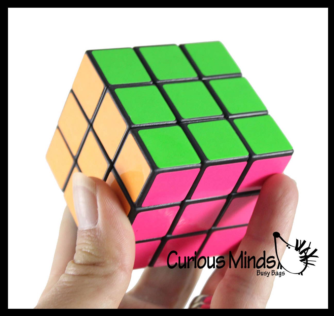 1 Neon 3x3 Multi-Colored Puzzle Speed Cube Games - Problem-
