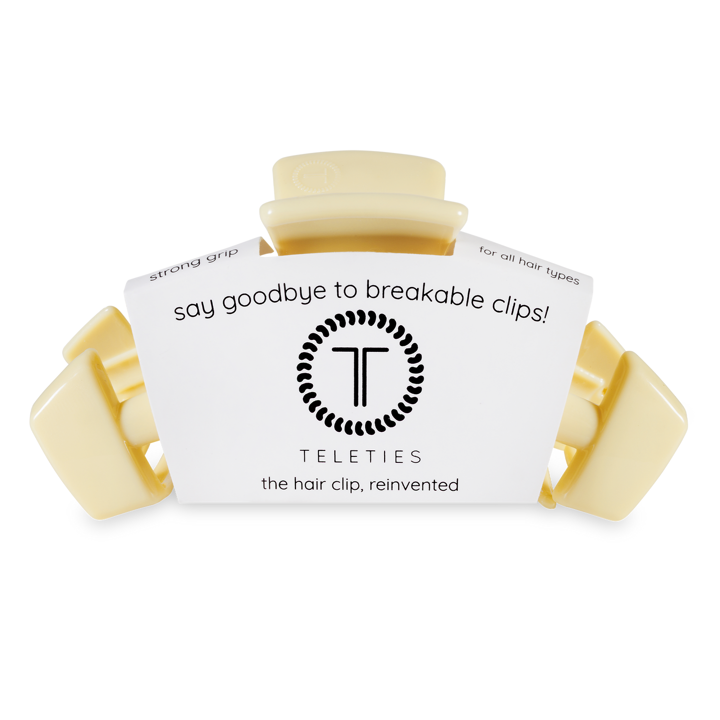 Classic Hair Clip | Large | Butter Yellow