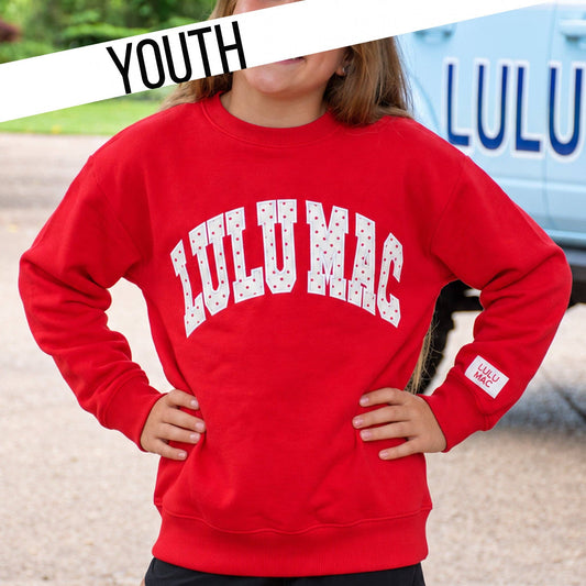 Lulu Mac Red/White Polka Dot