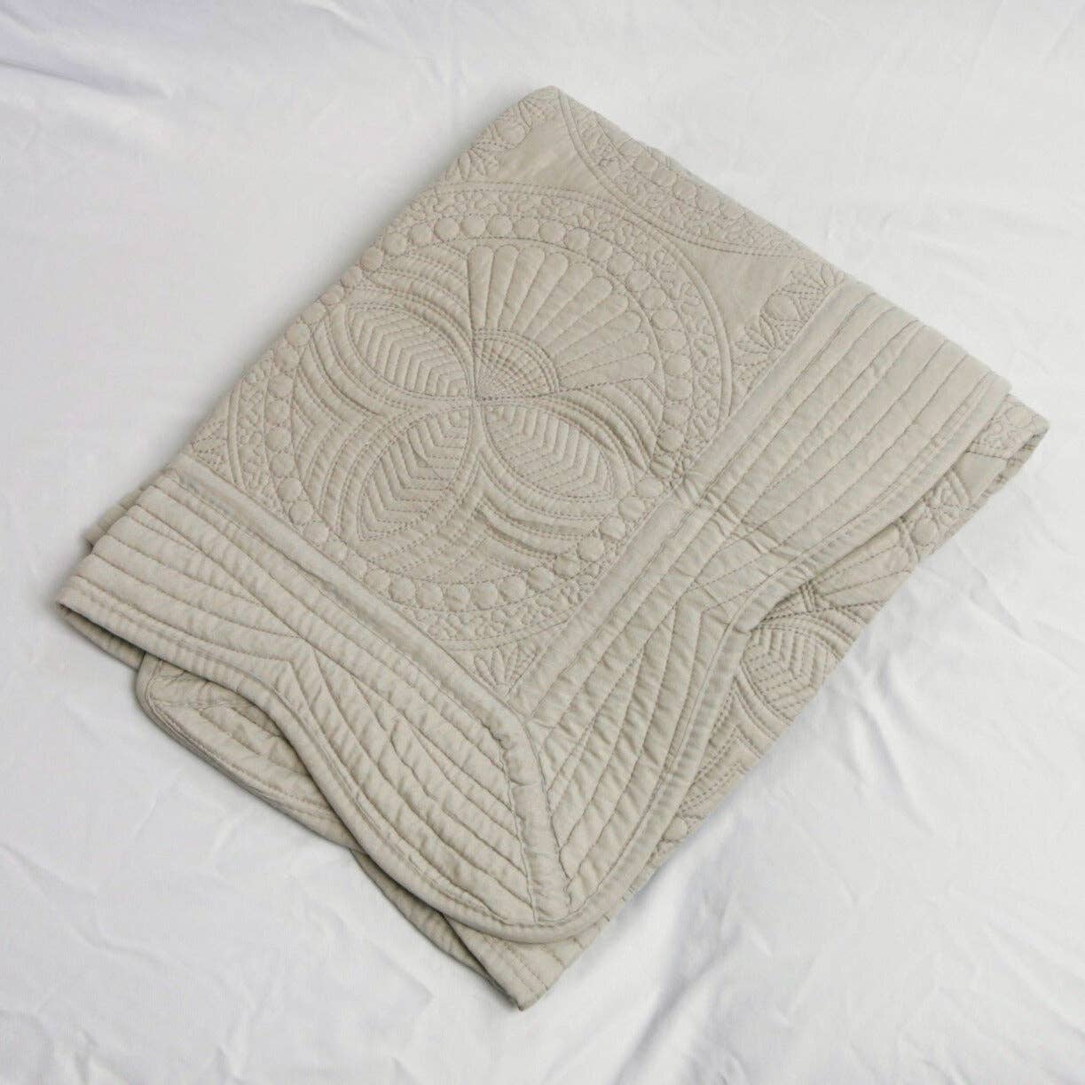 Grey Quilt: Baby Quilt (36" x 46")