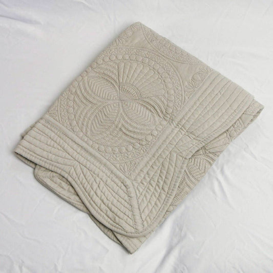 Grey Quilt: Baby Quilt (36" x 46")