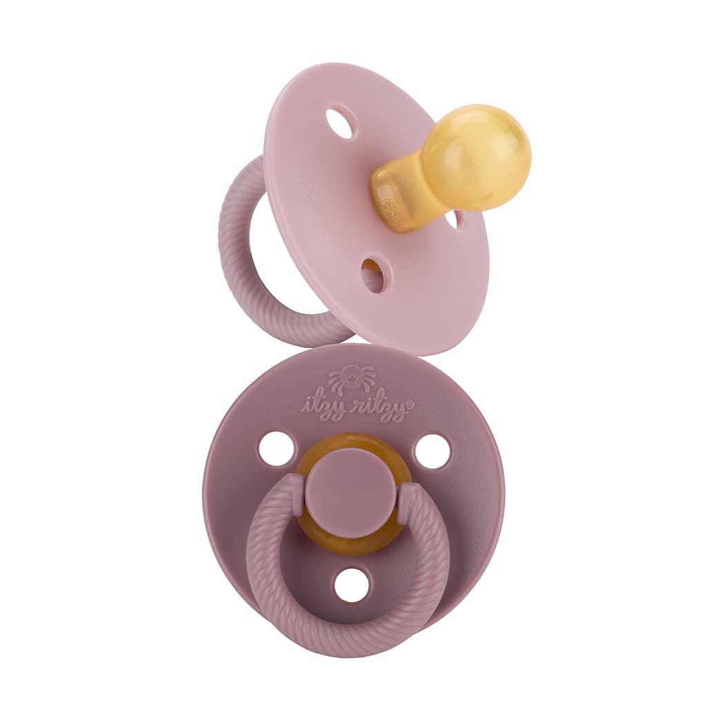 *NEW STYLES* Itzy Soother™ Natural Rubber Paci Sets: Glow 0-6 M