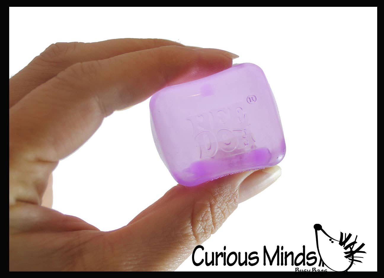 1 NeeDoh Teenie Nice Ice Cube Baby Ice Sugar Ball - Thick Gl