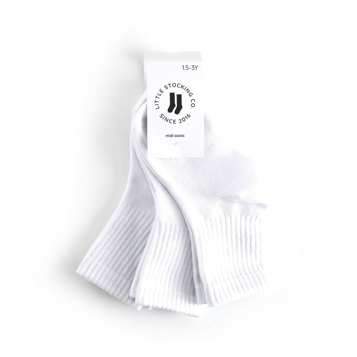 Crew Socks 3-Pack - White