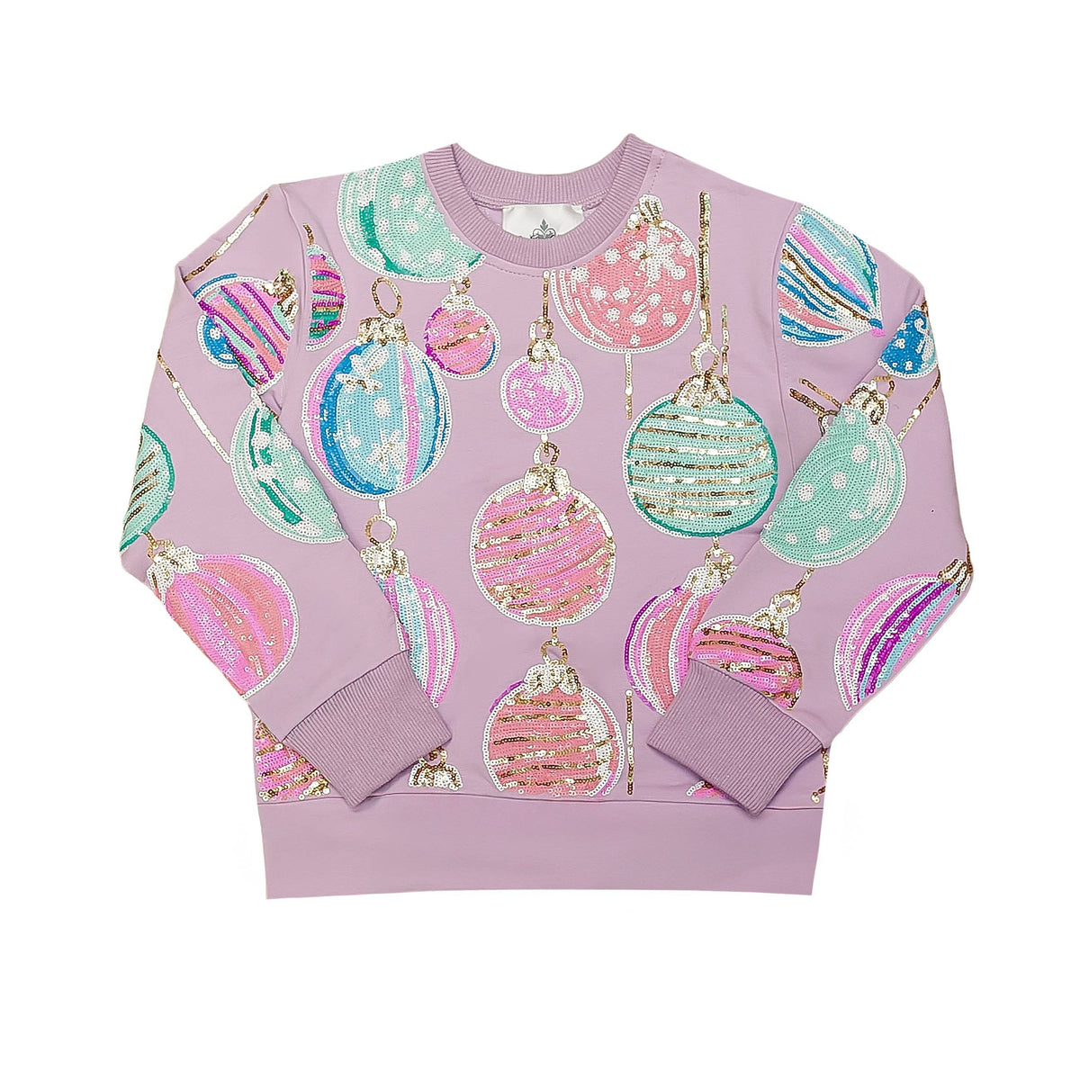 Kids' Christmas Ornaments Sequin Sweatshirt