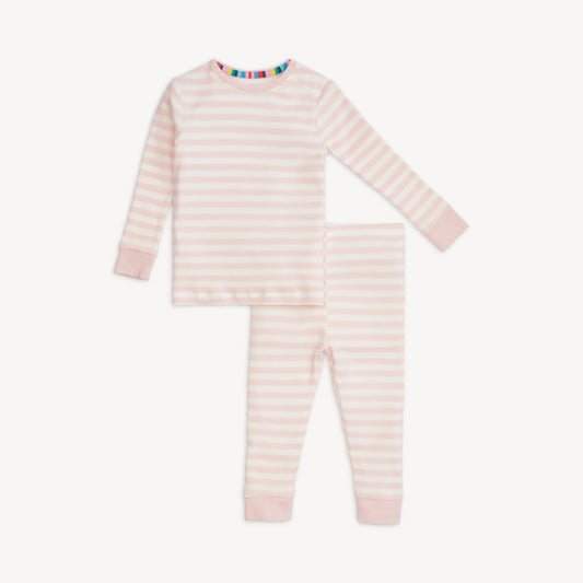 Pink Stripe PJ Set
