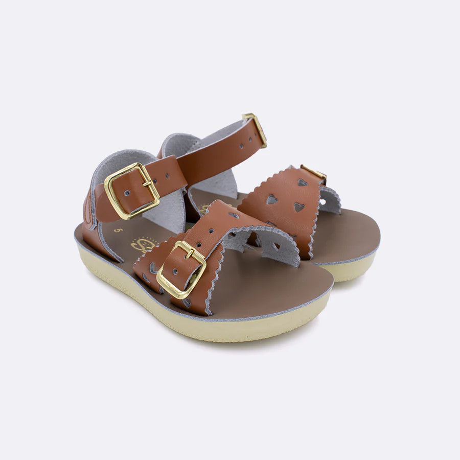 Sun-San Salt Water Sandals- Sweetheart-Tan-Toddler