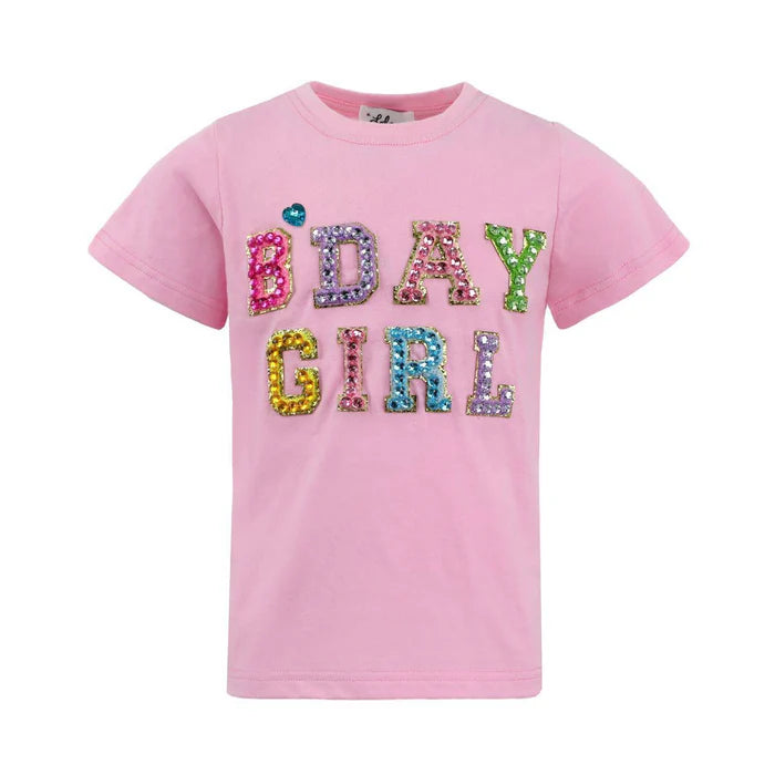 Pink Birthday Girl Gem T-Shirts