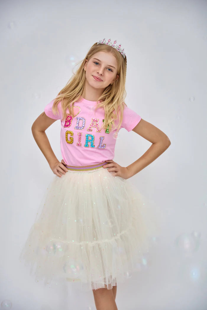 Pink Birthday Girl Gem T-Shirts
